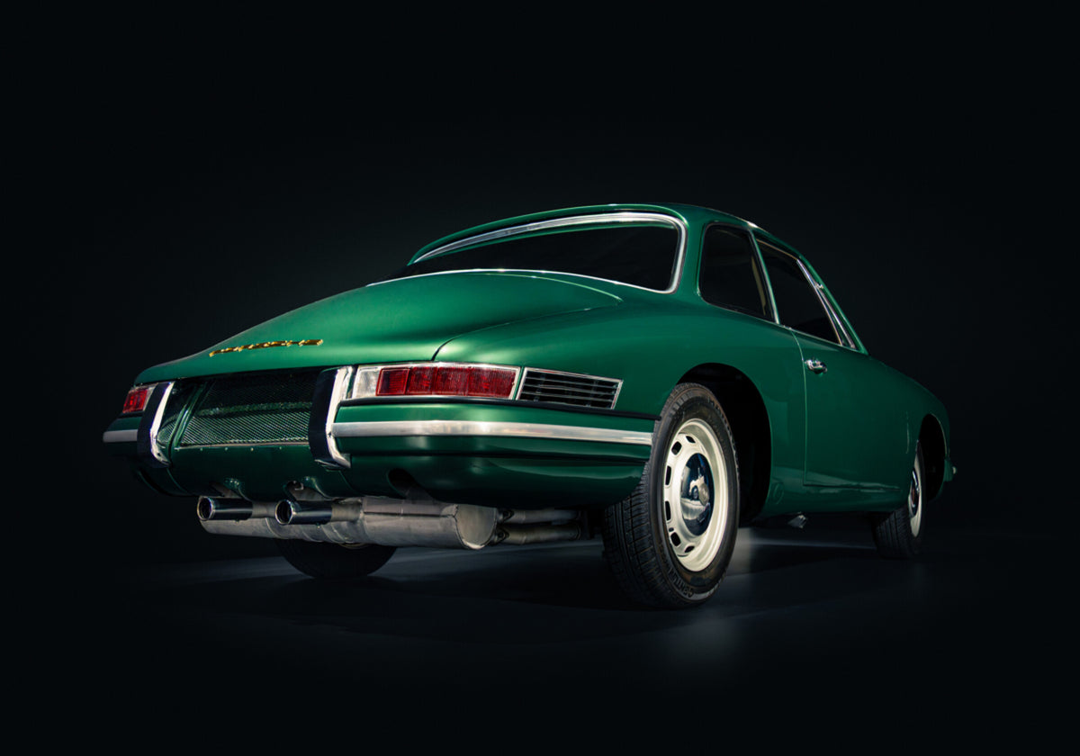 Classic Green Sports Car - Posterbox
