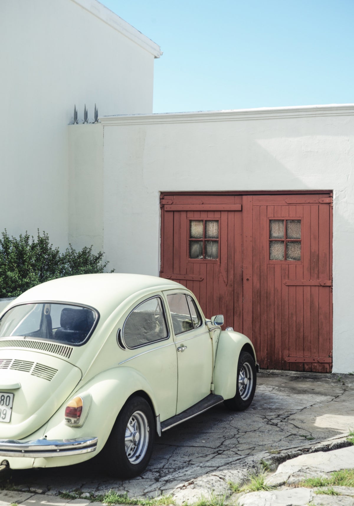 Vintage Beetle Red Door - Posterbox