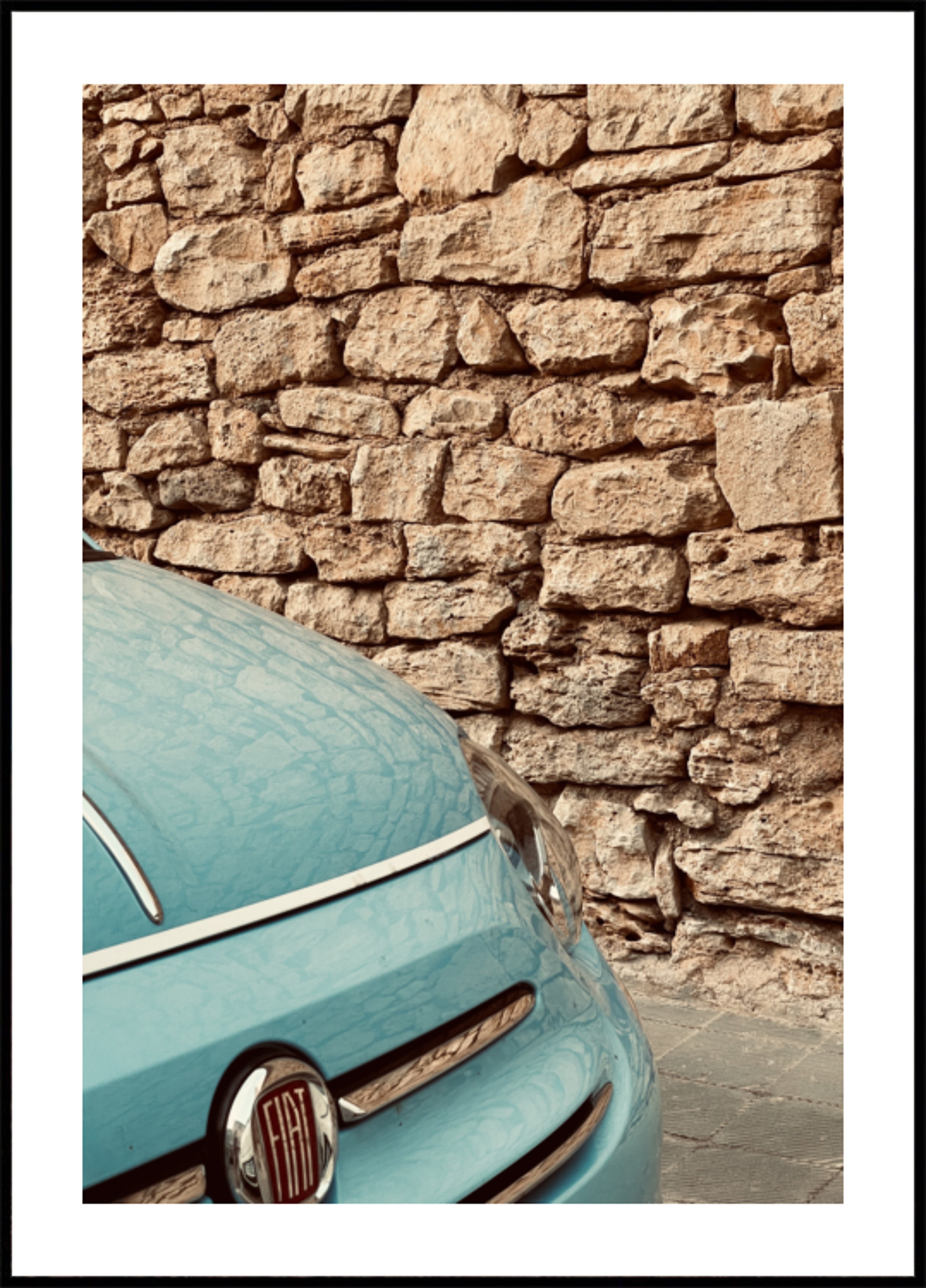 Classic Blue Car Wall