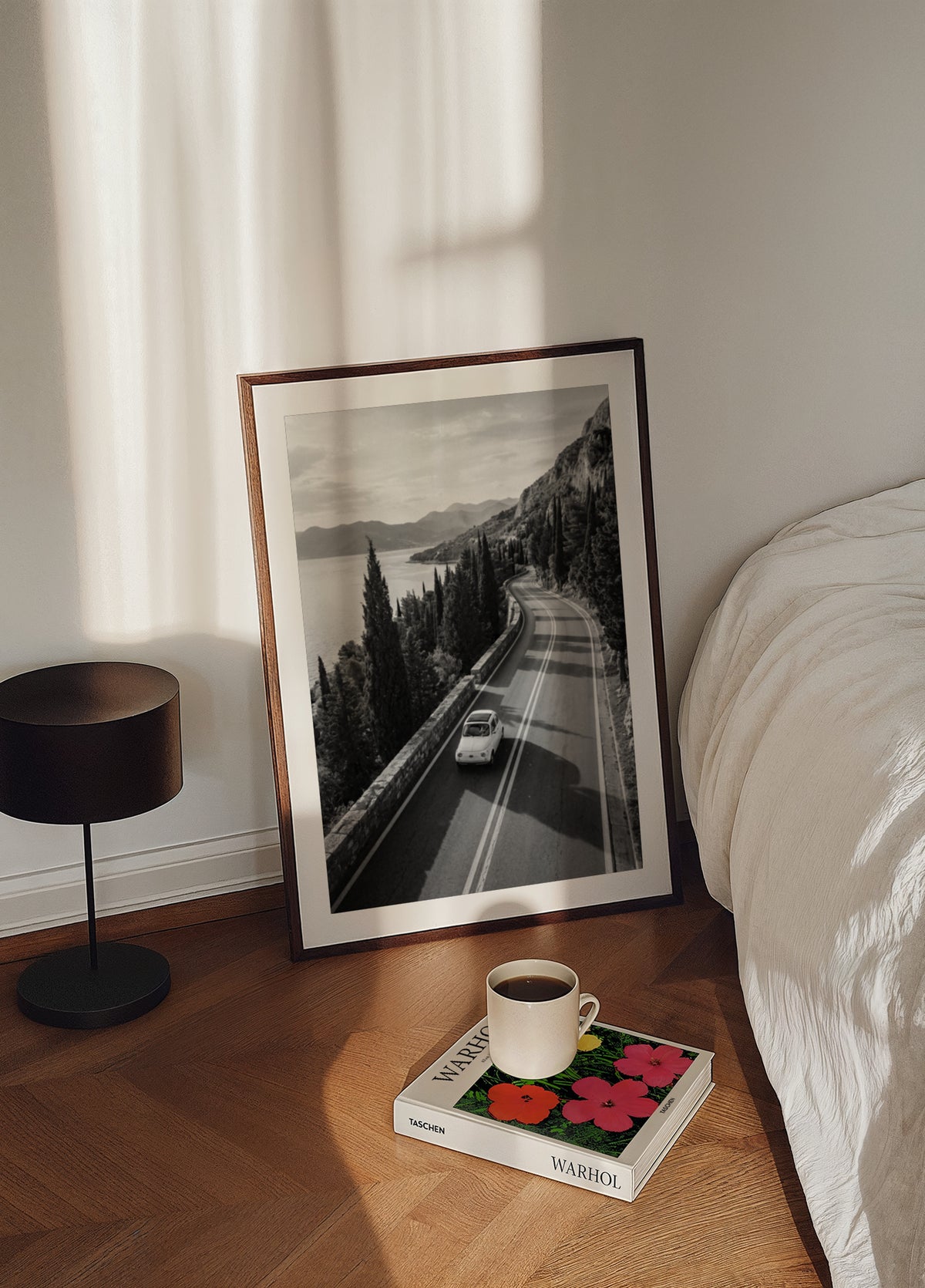 Vintage Car Coastal Drive - Posterbox