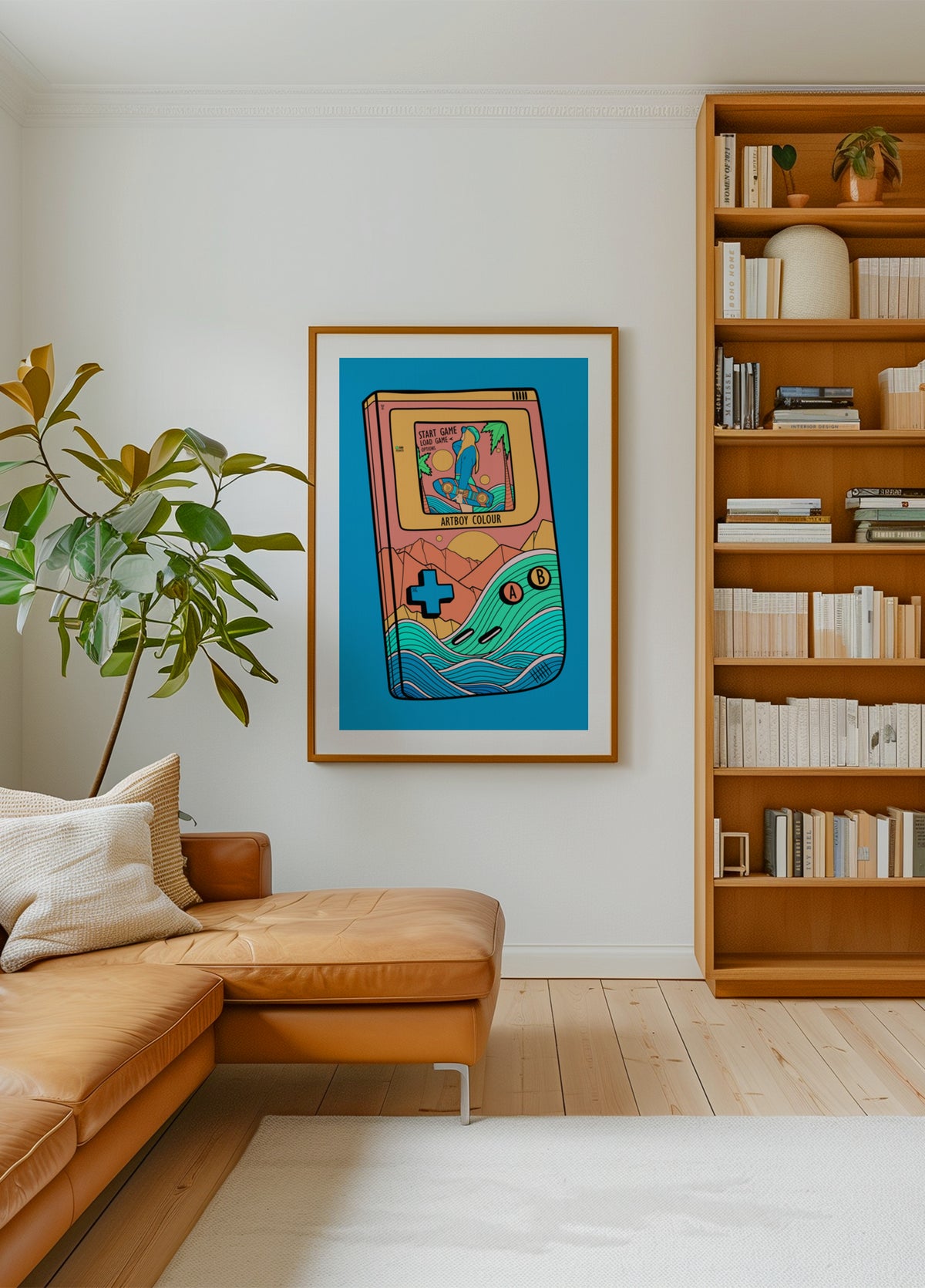 Retro Gaming Summer Surf - Posterbox