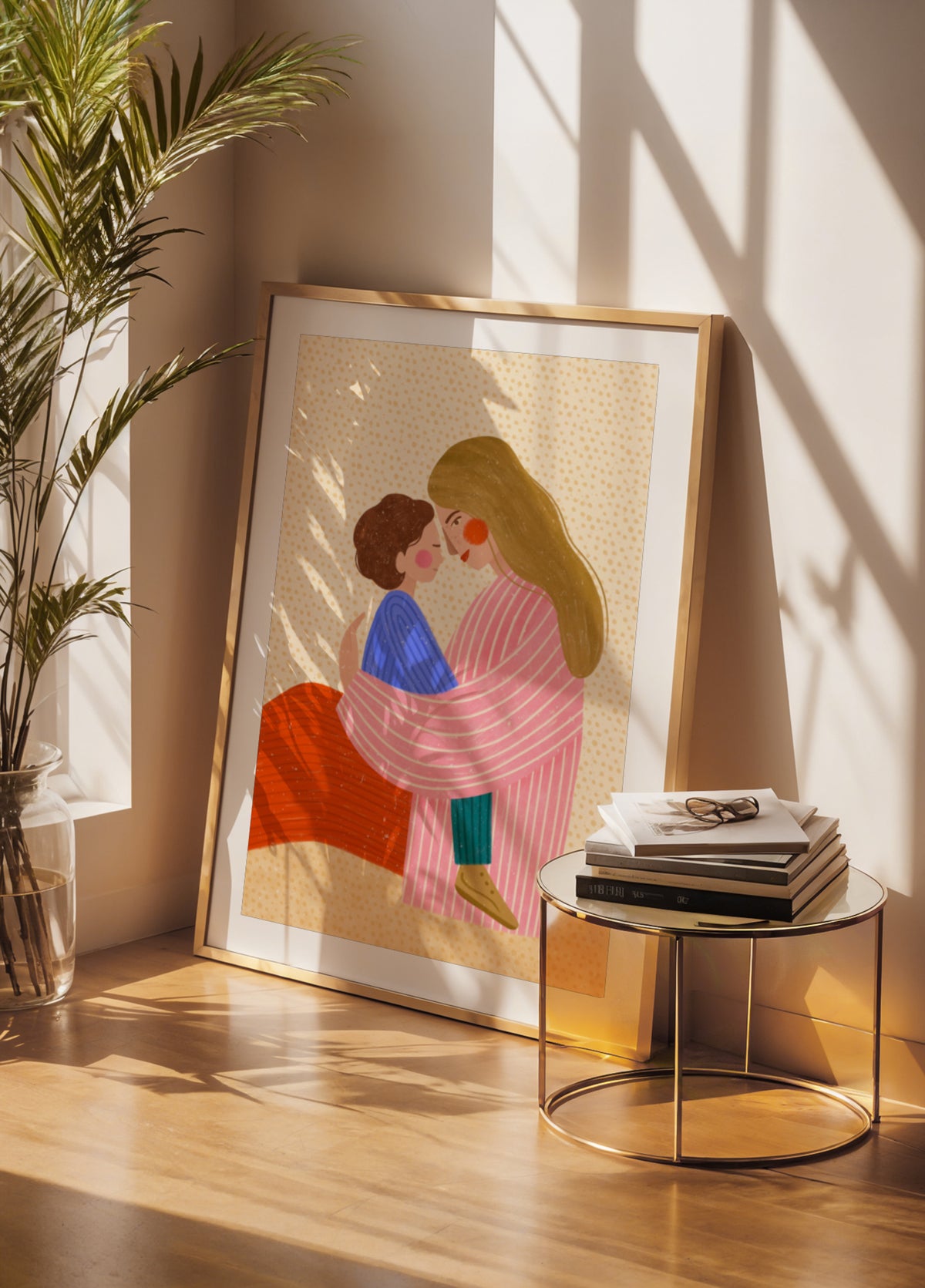Loving Mother Child Embrace