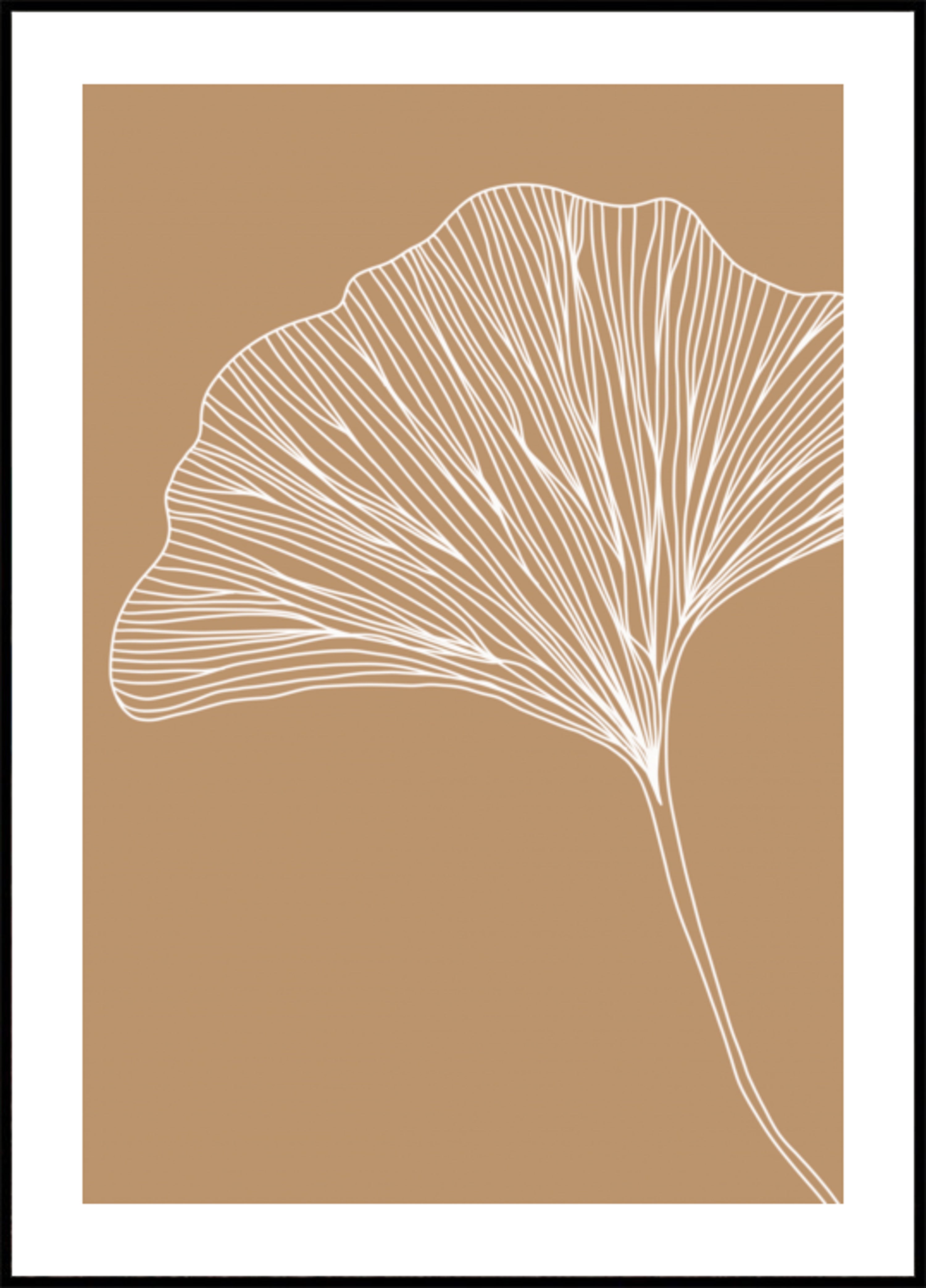 Elegant Ginkgo Leaf
