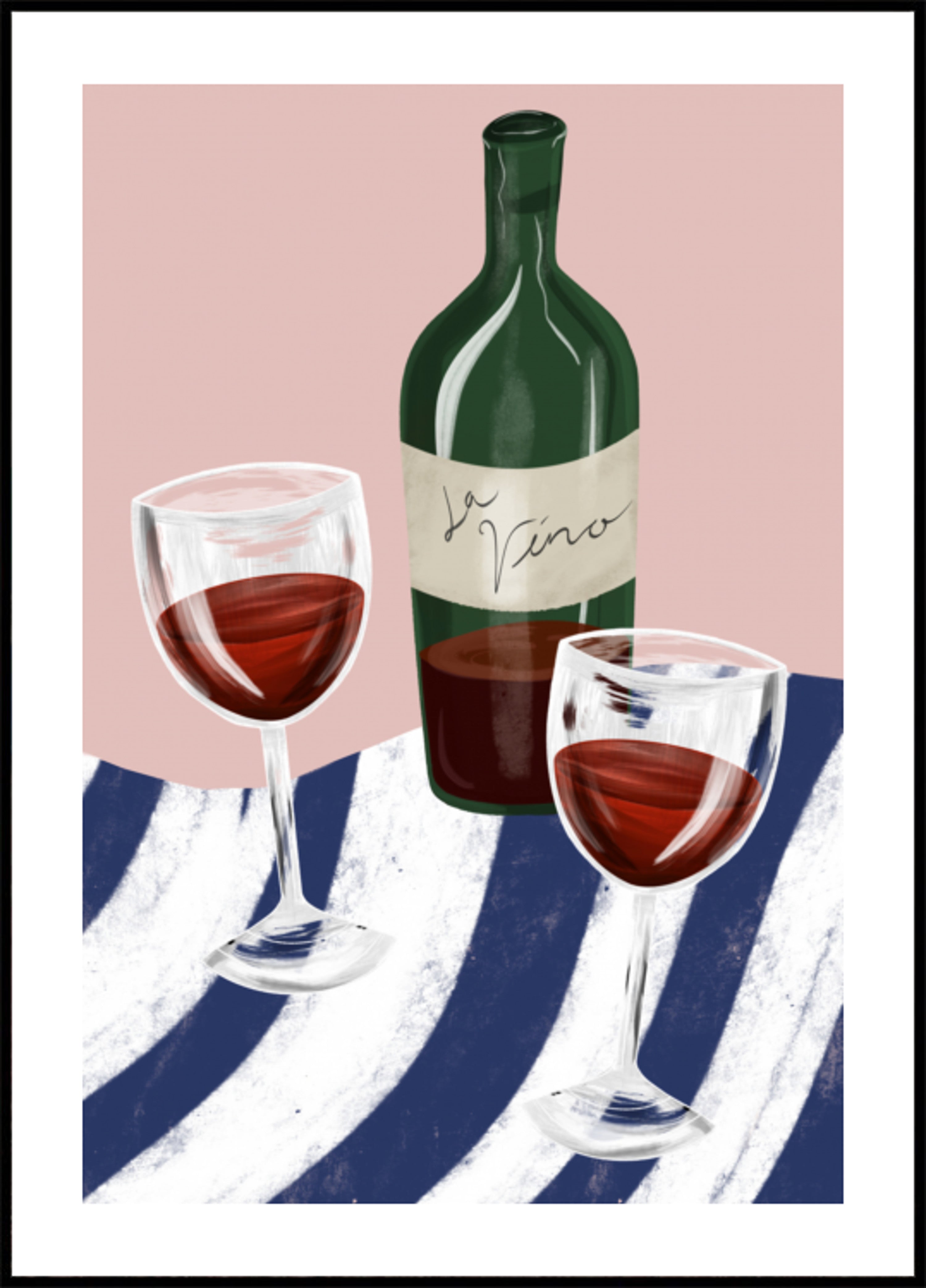 Red Wine Still Life