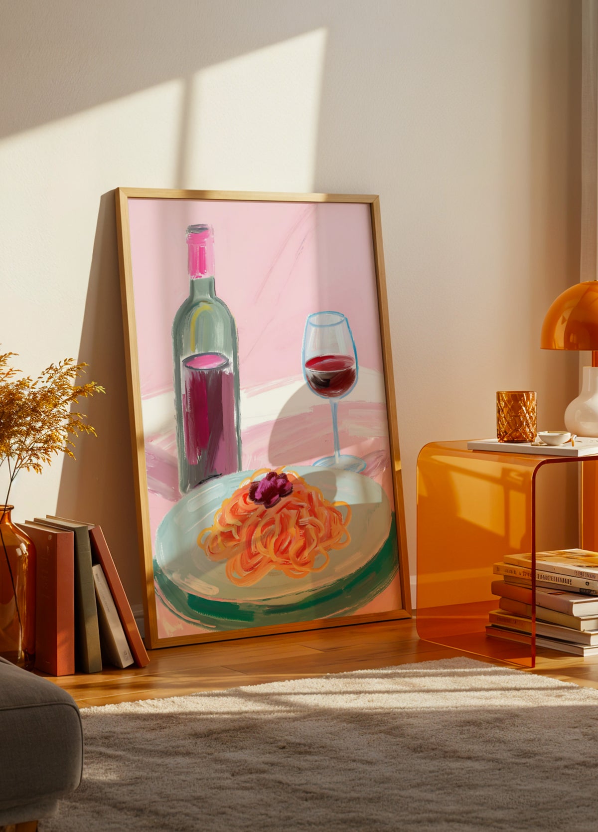 Spaghetti and Red Wine