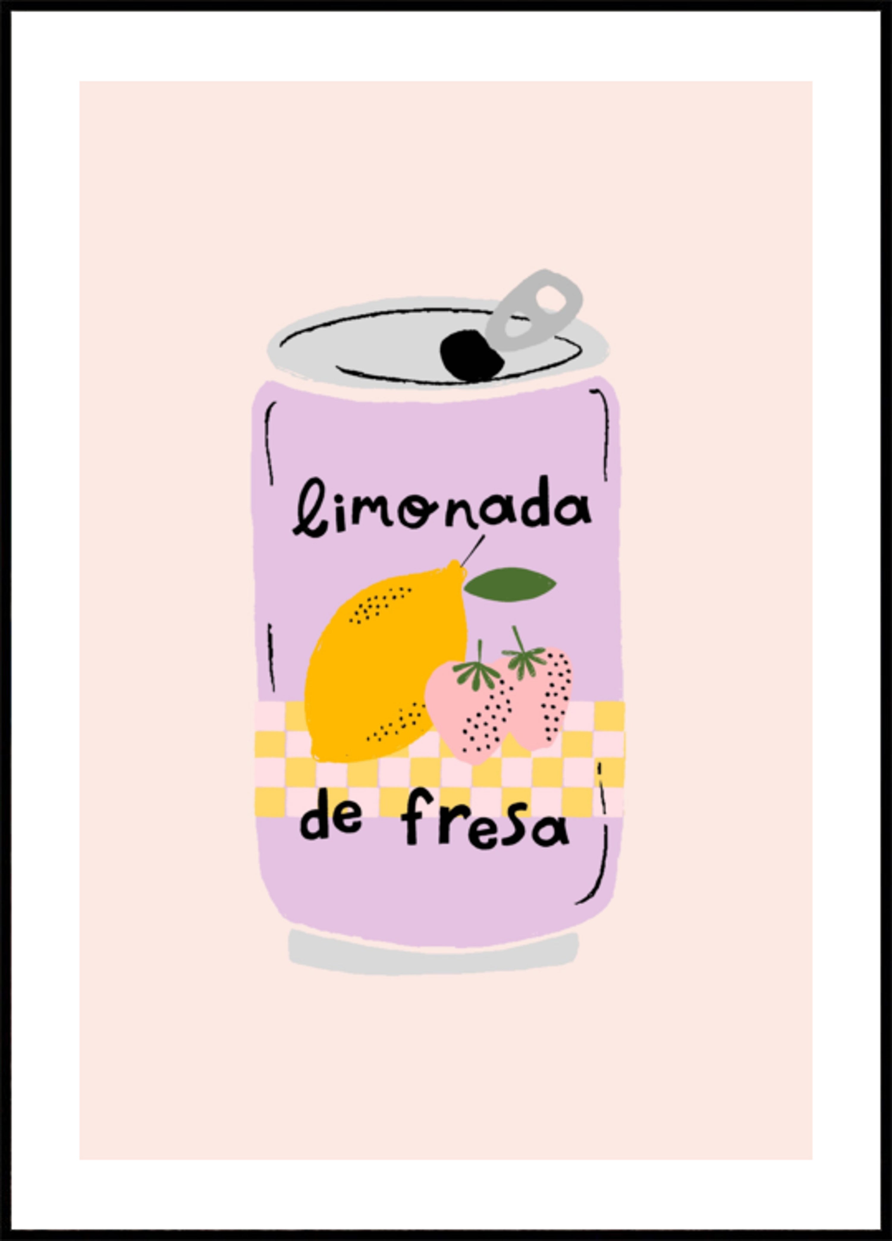 Strawberry Lemonade Can