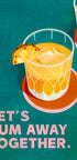 Rum Away Beach Bar Cocktail Art - Posterbox