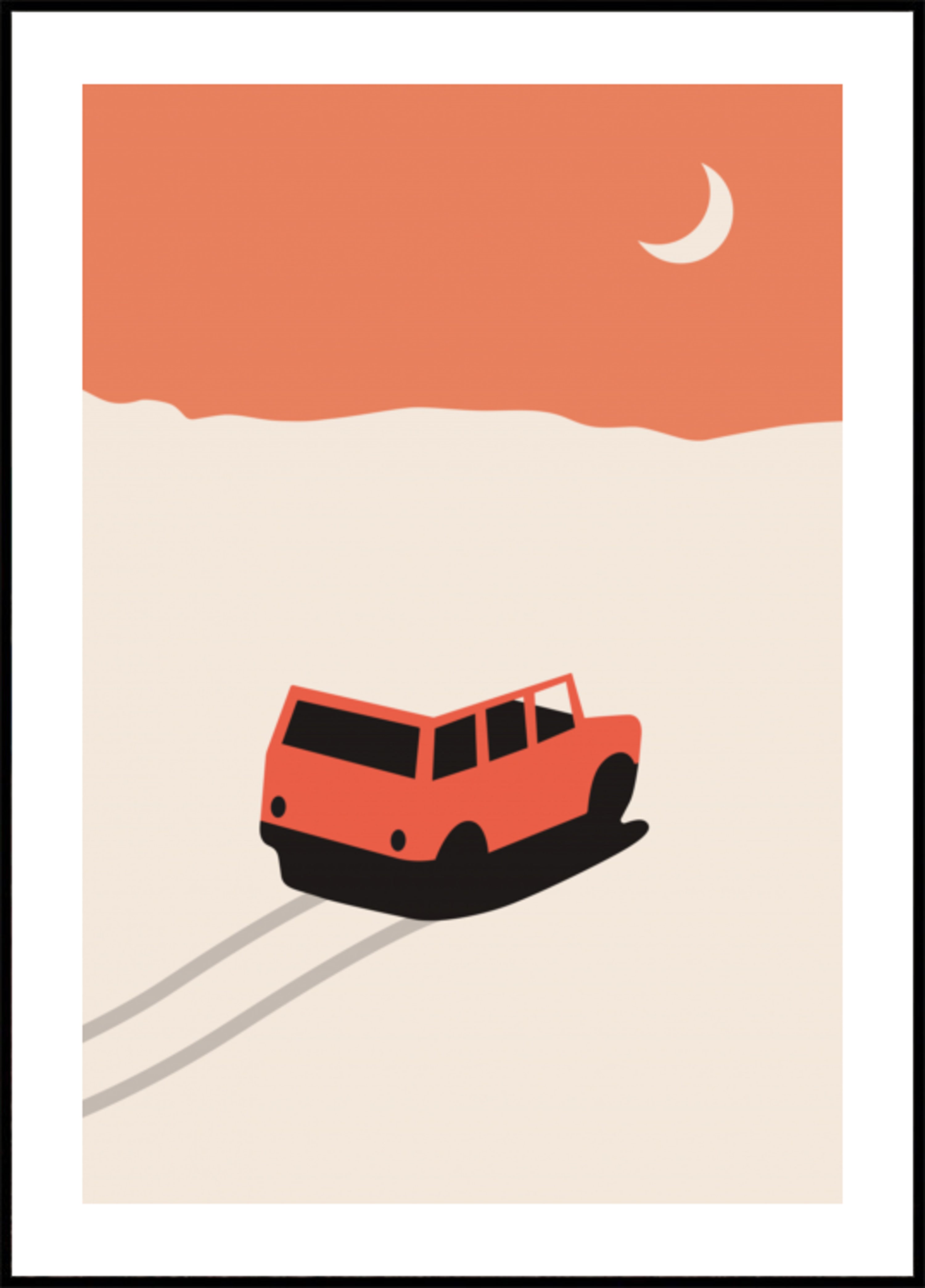 Månebelyst ørkenroadtrip