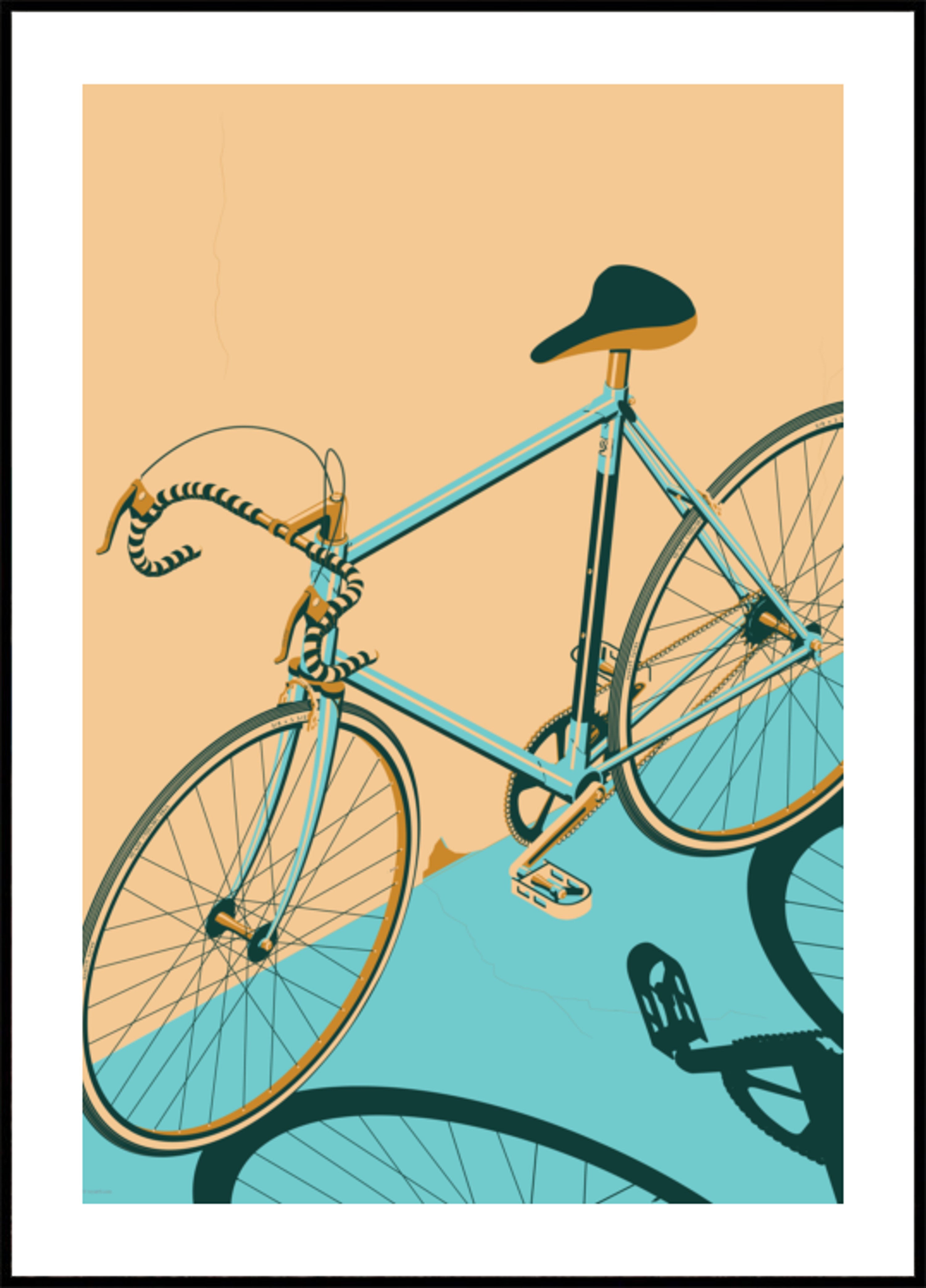 Retro racercykel