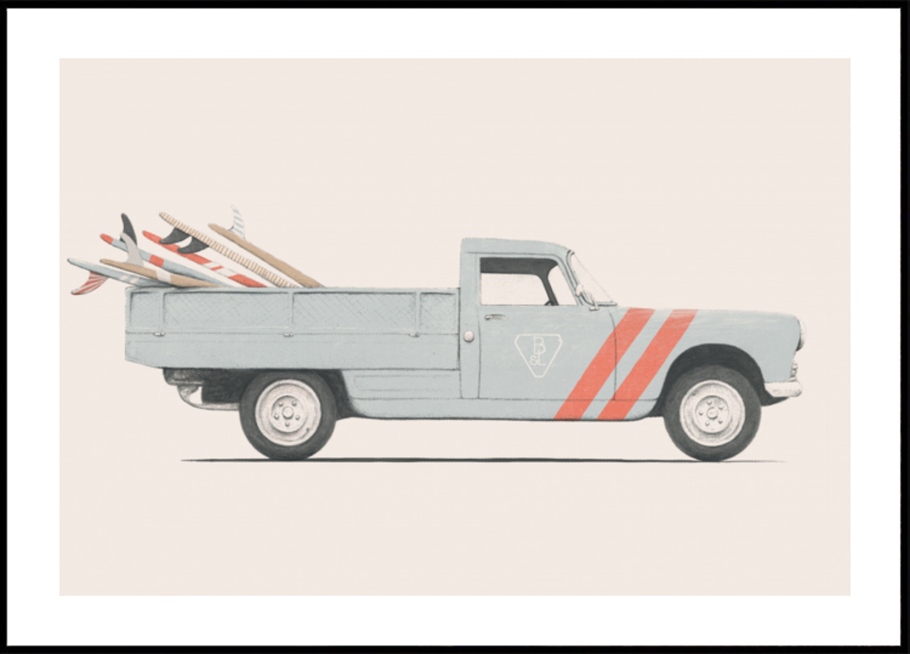 Vintage surftruck