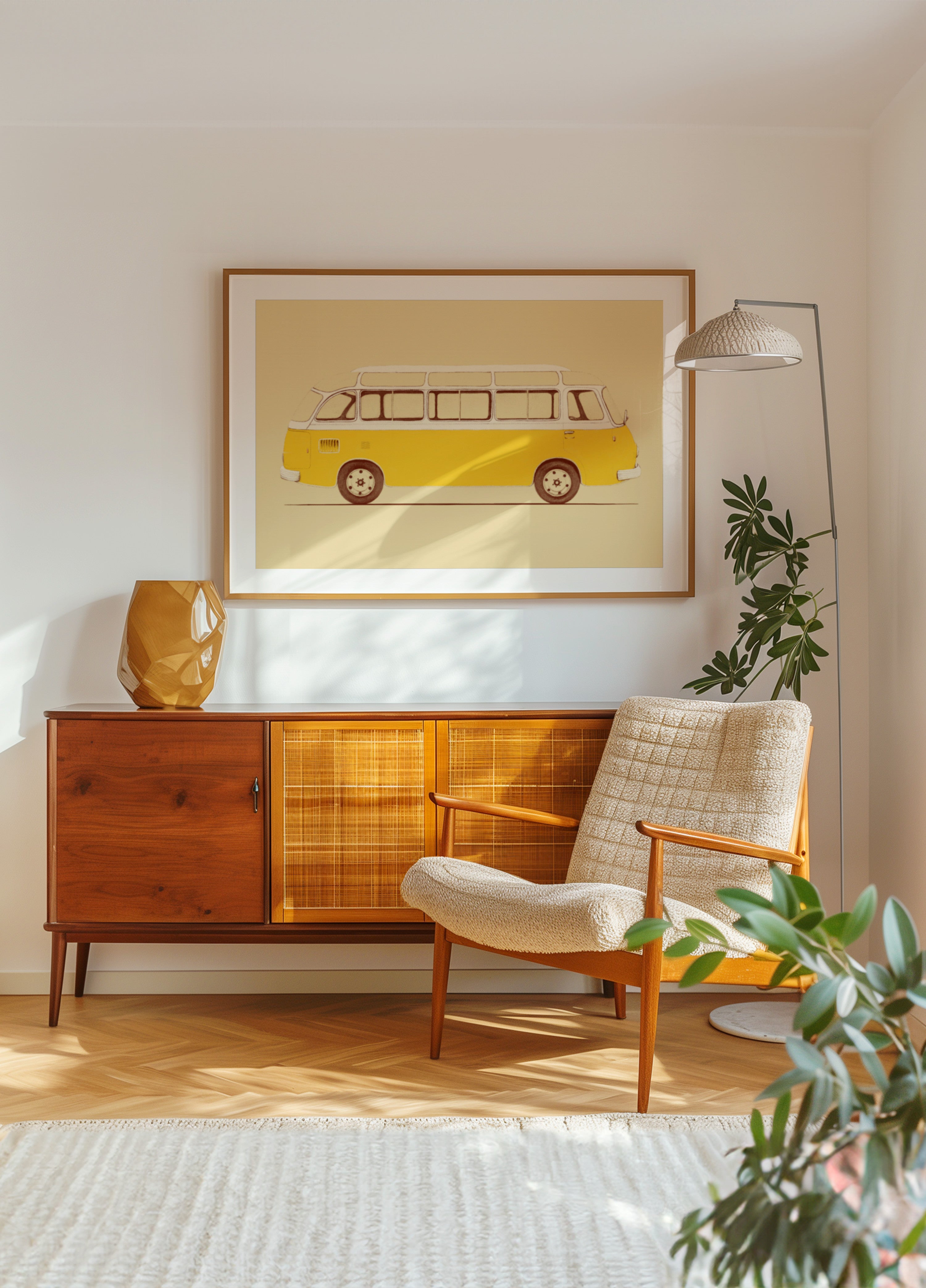 Vintage Yellow Bus