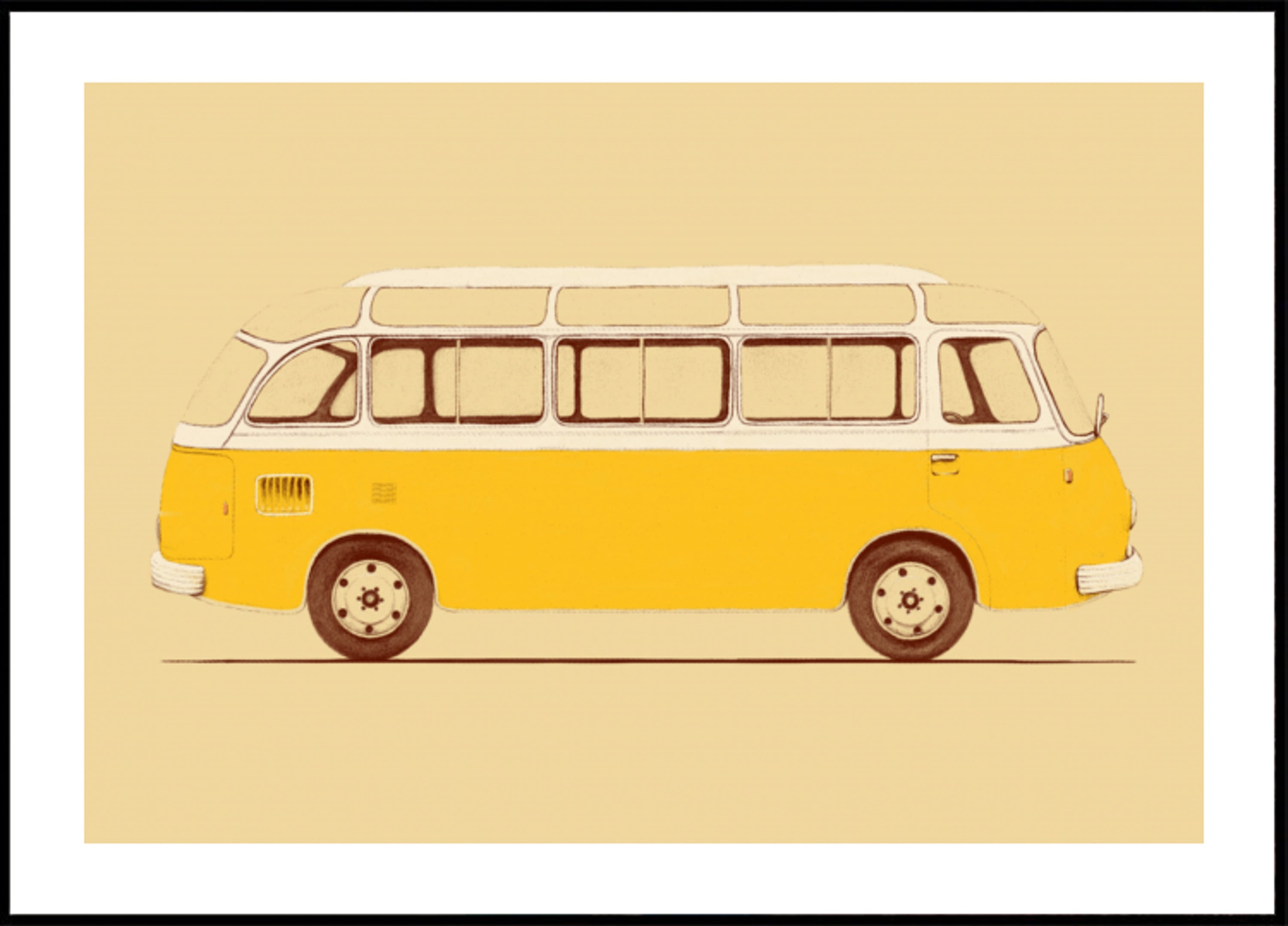 Vintage Yellow Bus