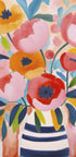 Vibrant Striped Bouquet - Posterbox