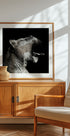Powerful Lioness Yawn - Posterbox