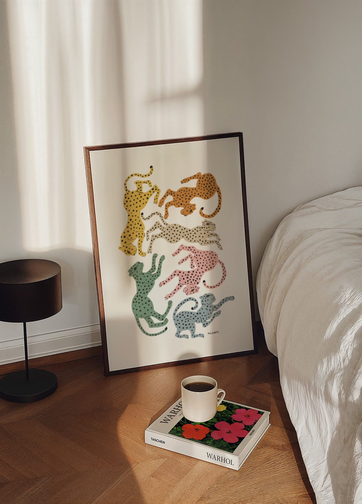 Colorful Dancing Cheetahs - Posterbox