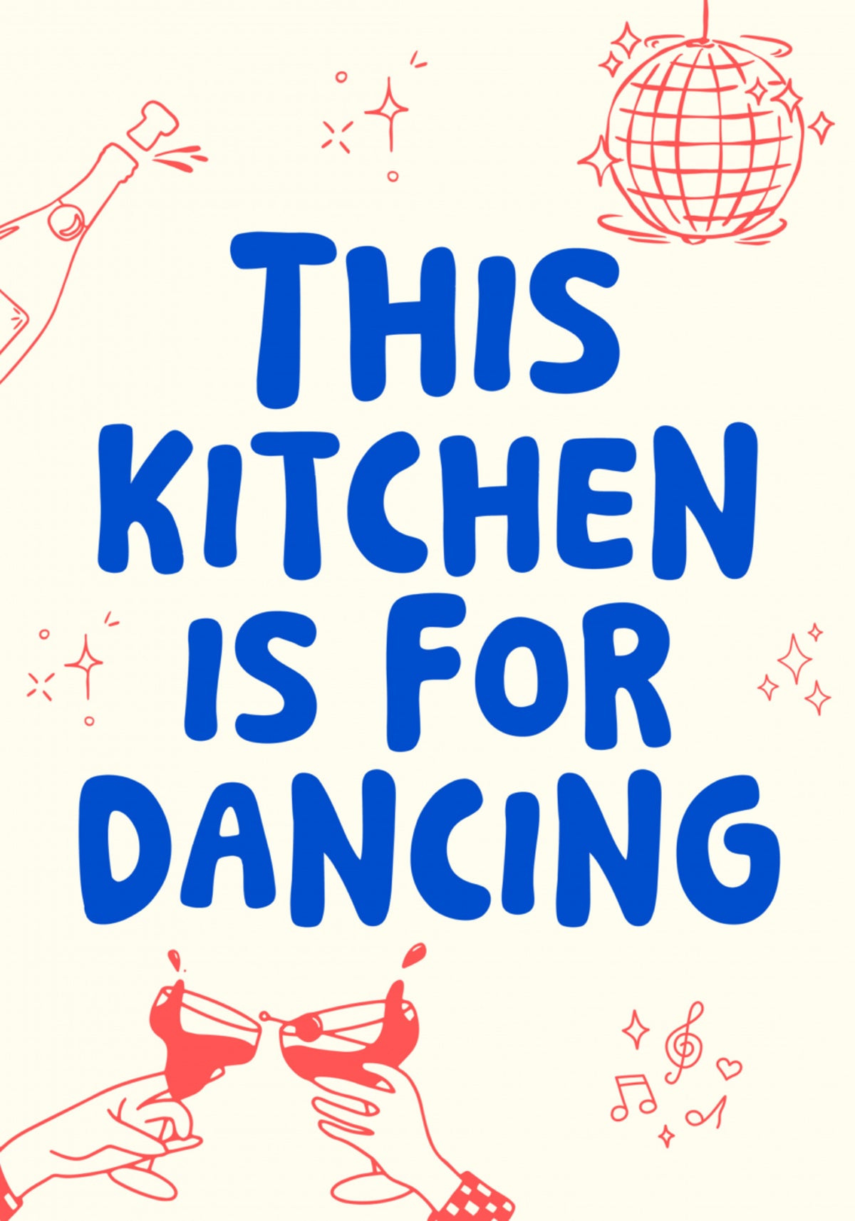 Kitchen Dancing Party - Posterbox