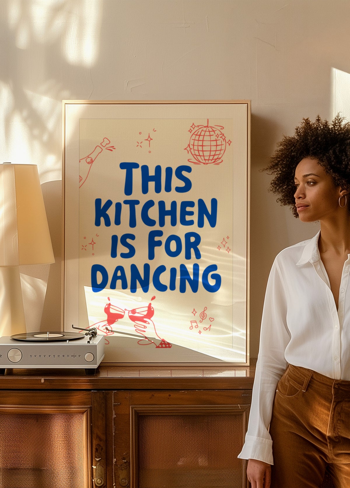 Kitchen Dancing Party - Posterbox