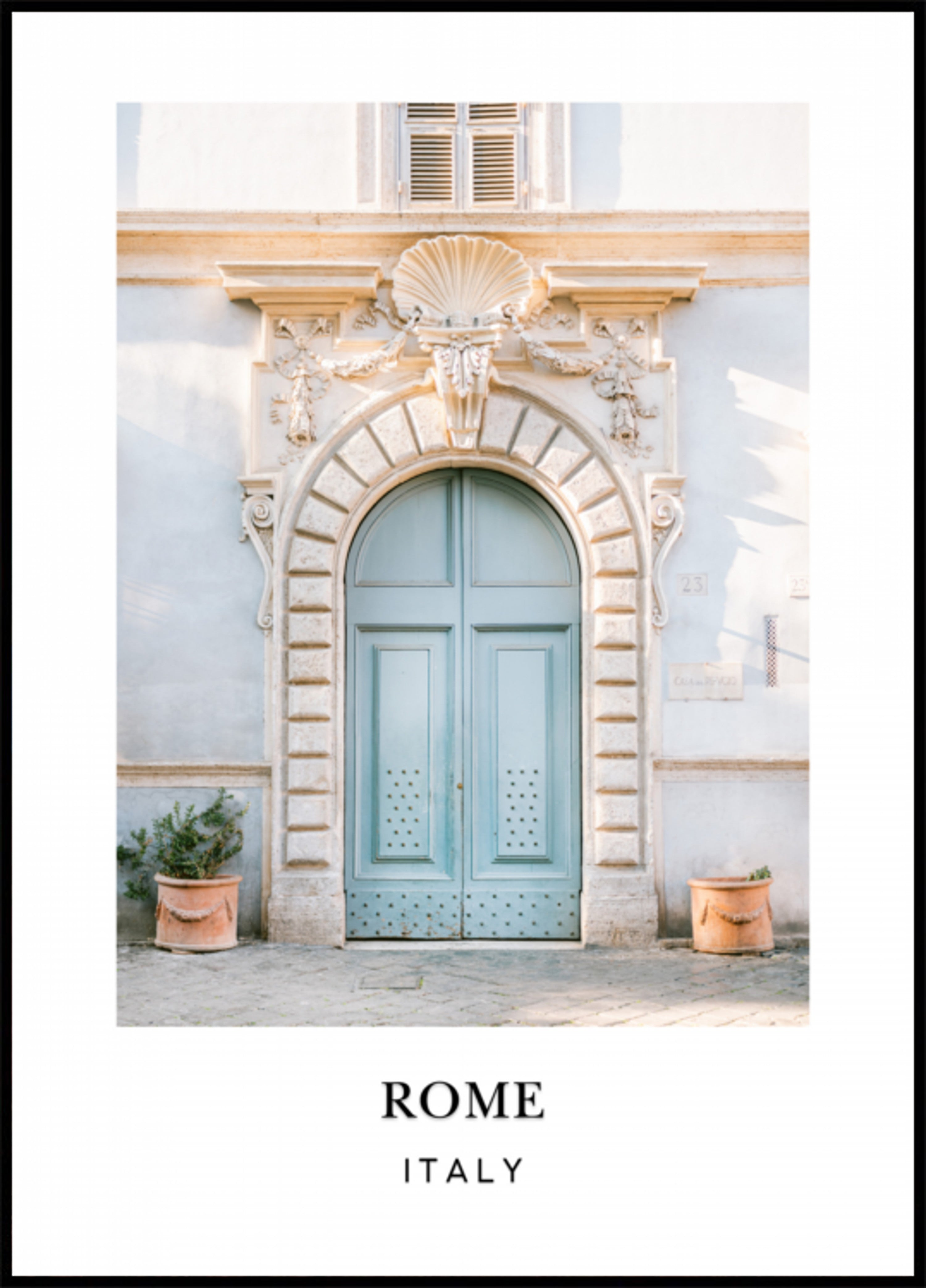 Rome Italy Travel Poster