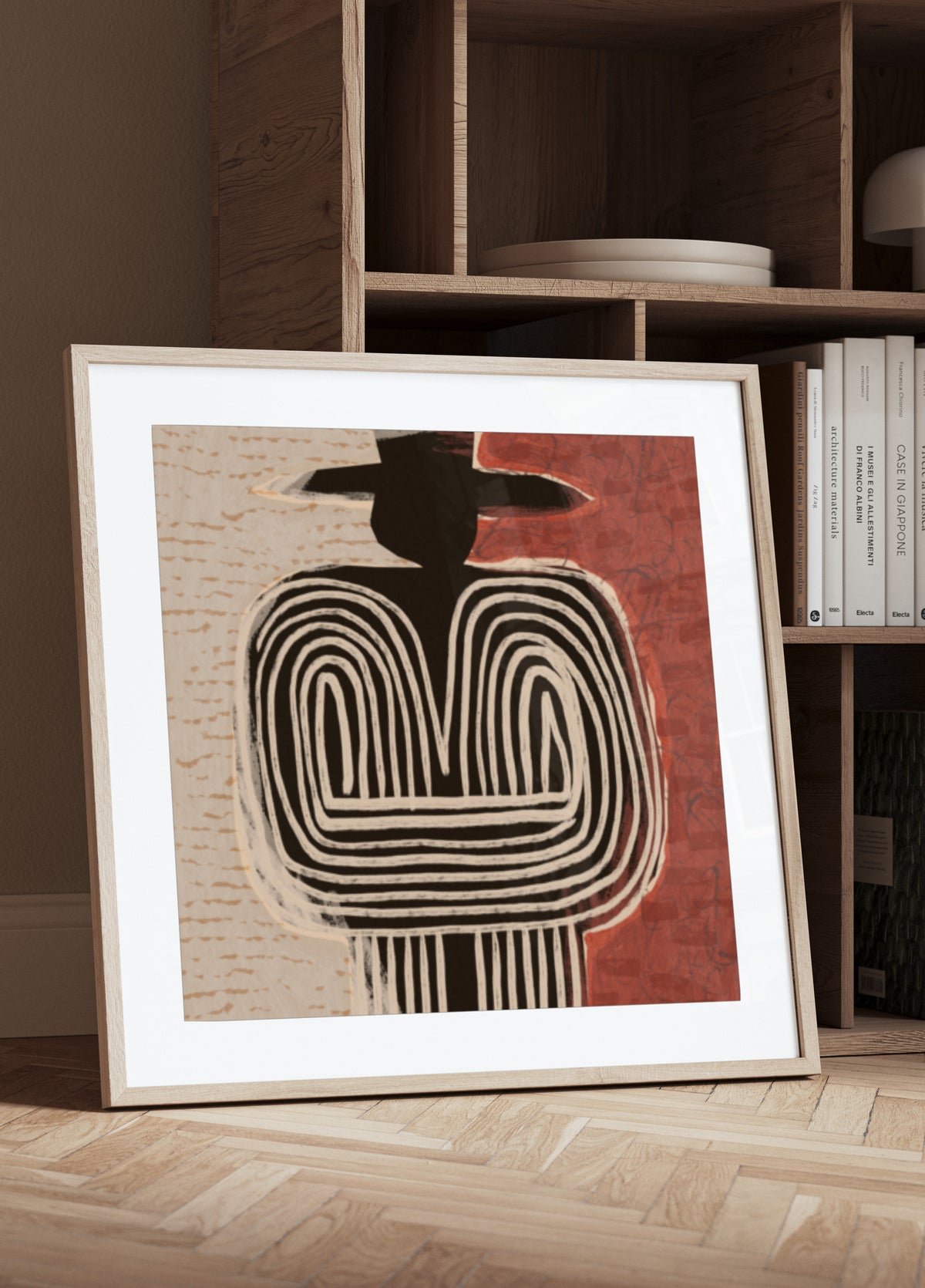 Tribal Figure With Hat - Posterbox