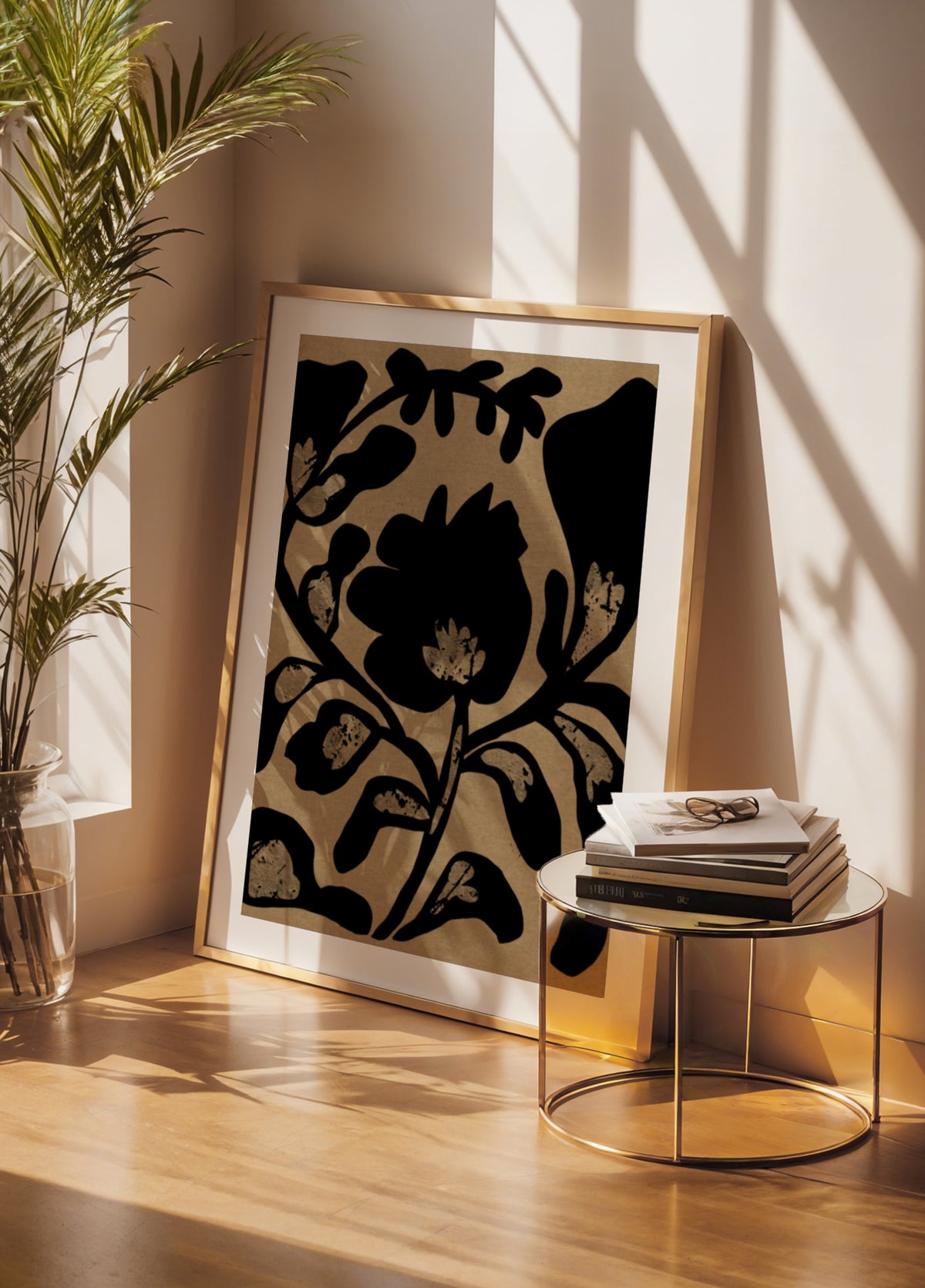 Black Botanical Silhouette - Posterbox