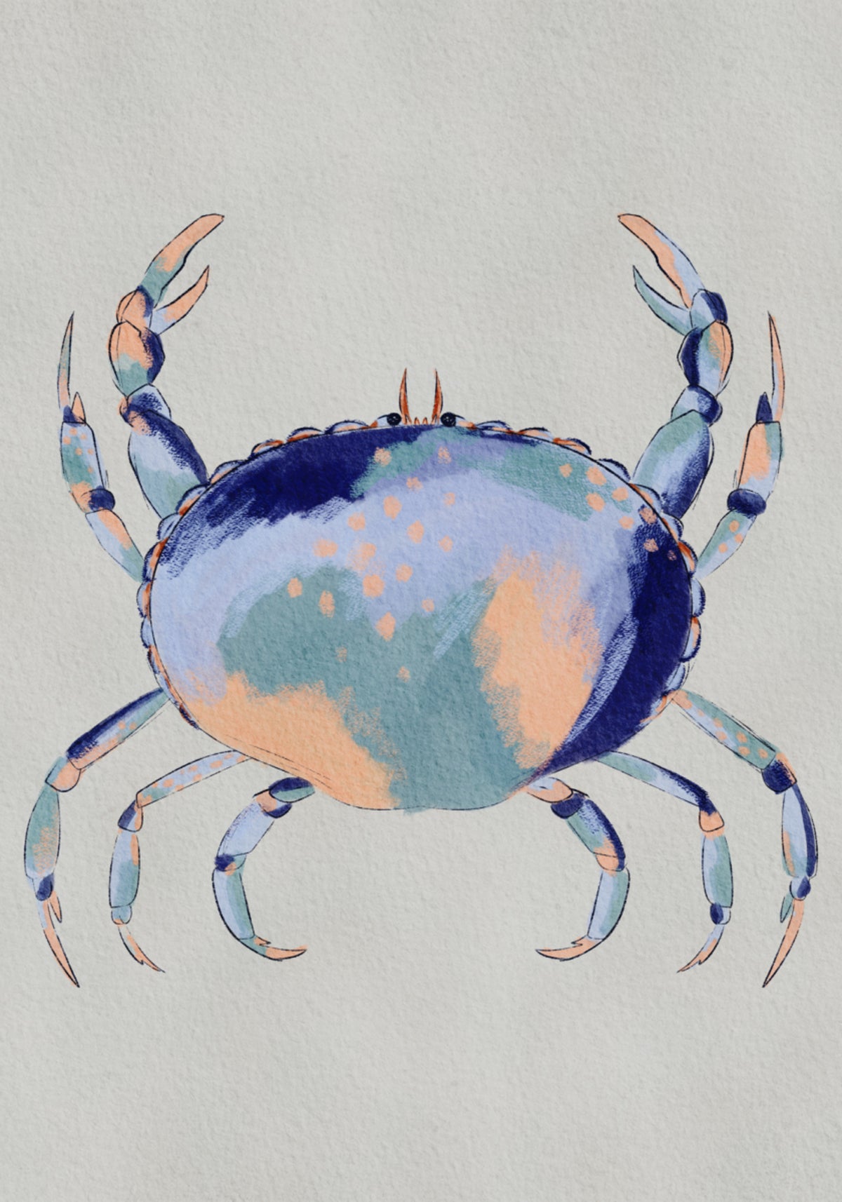 Serene Blue Crab - Posterbox