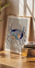 Serene Blue Crab - Posterbox