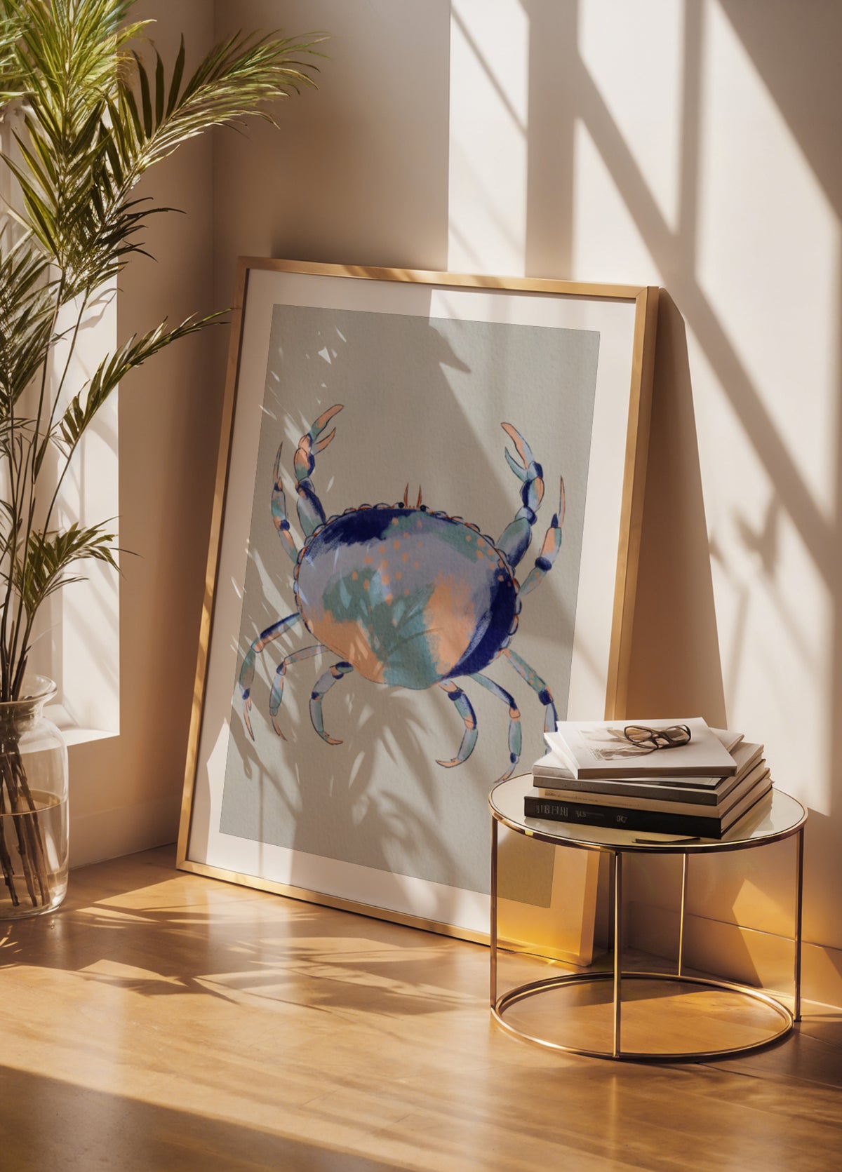 Serene Blue Crab - Posterbox