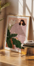 Cozy Woman With Cat - Posterbox