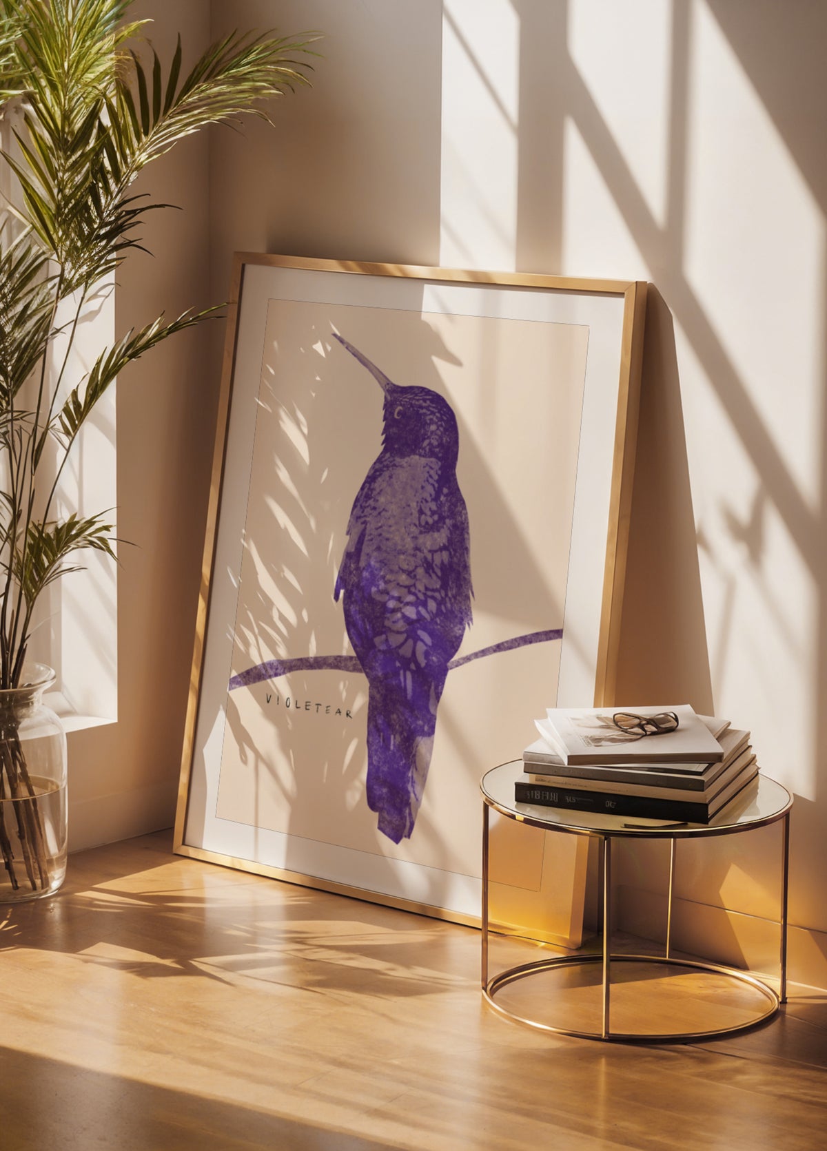 Elegant Violet Hummingbird - Posterbox