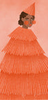 Orange Party Girl - Posterbox