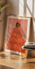 Orange Party Girl - Posterbox