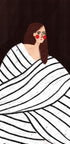 Quiet Striped Portrait - Posterbox