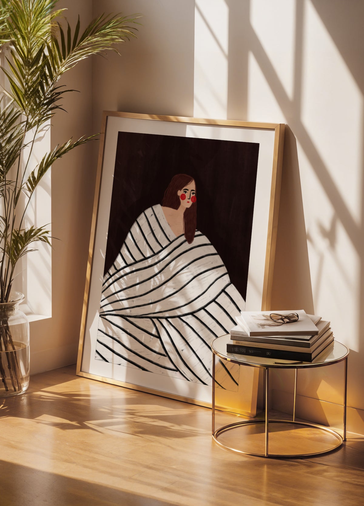 Quiet Striped Portrait - Posterbox