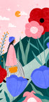 Whimsical Flower Path - Posterbox