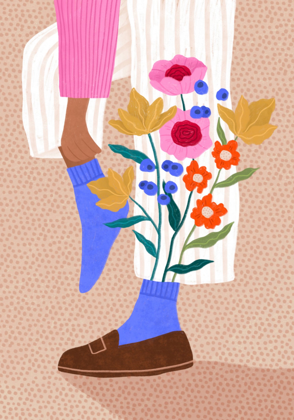 Whimsical Flower Legs - Posterbox