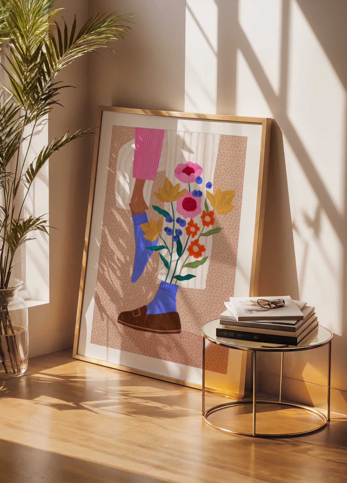 Whimsical Flower Legs - Posterbox