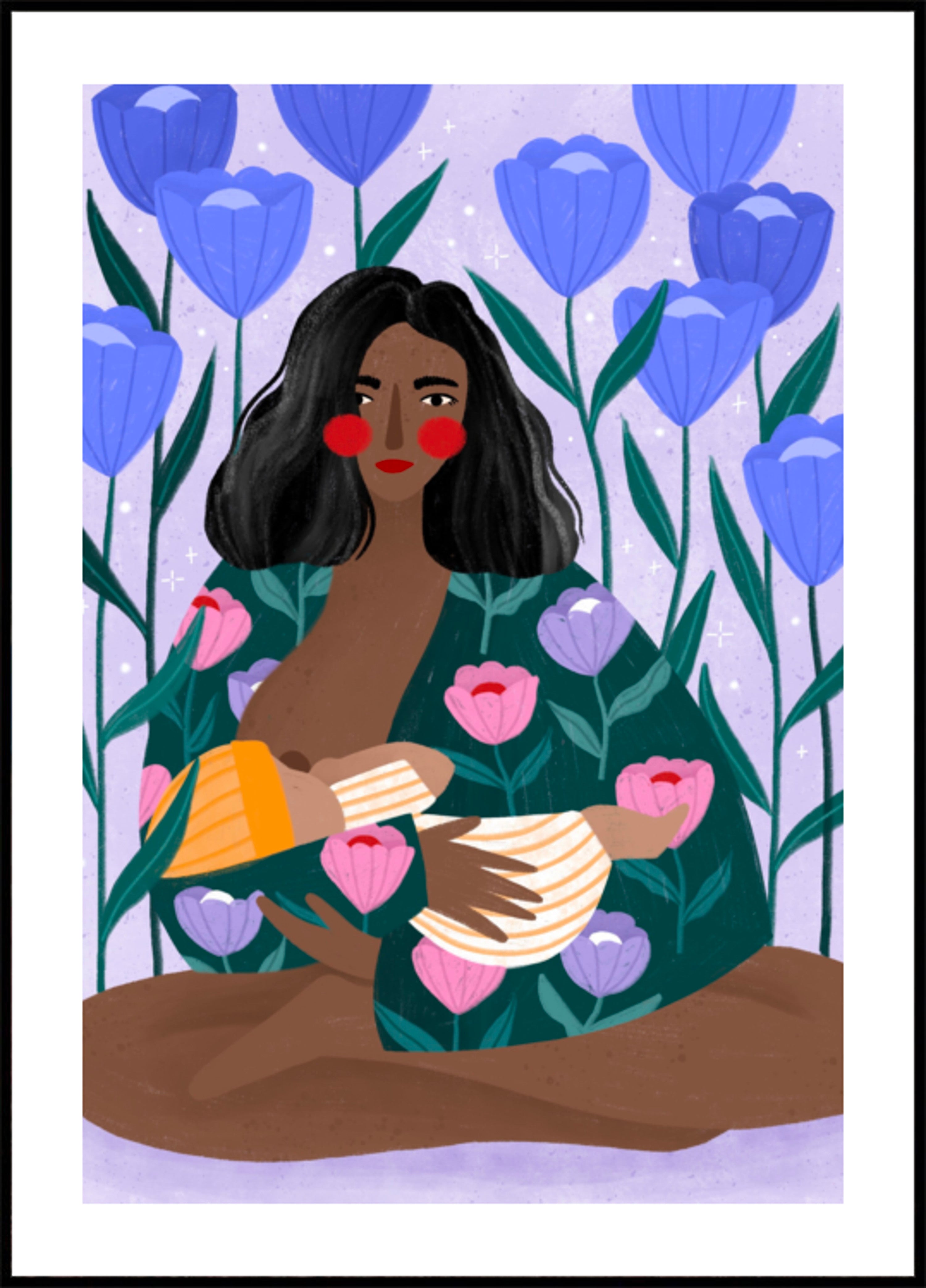 Mother's Floral Embrace