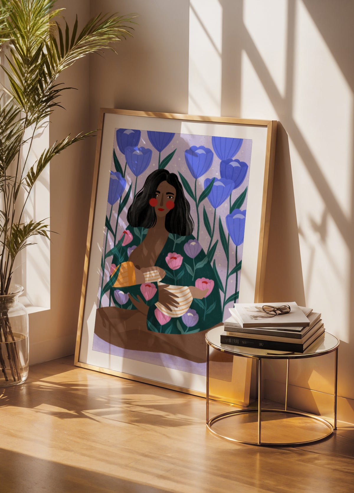 Mother's Floral Embrace - Posterbox