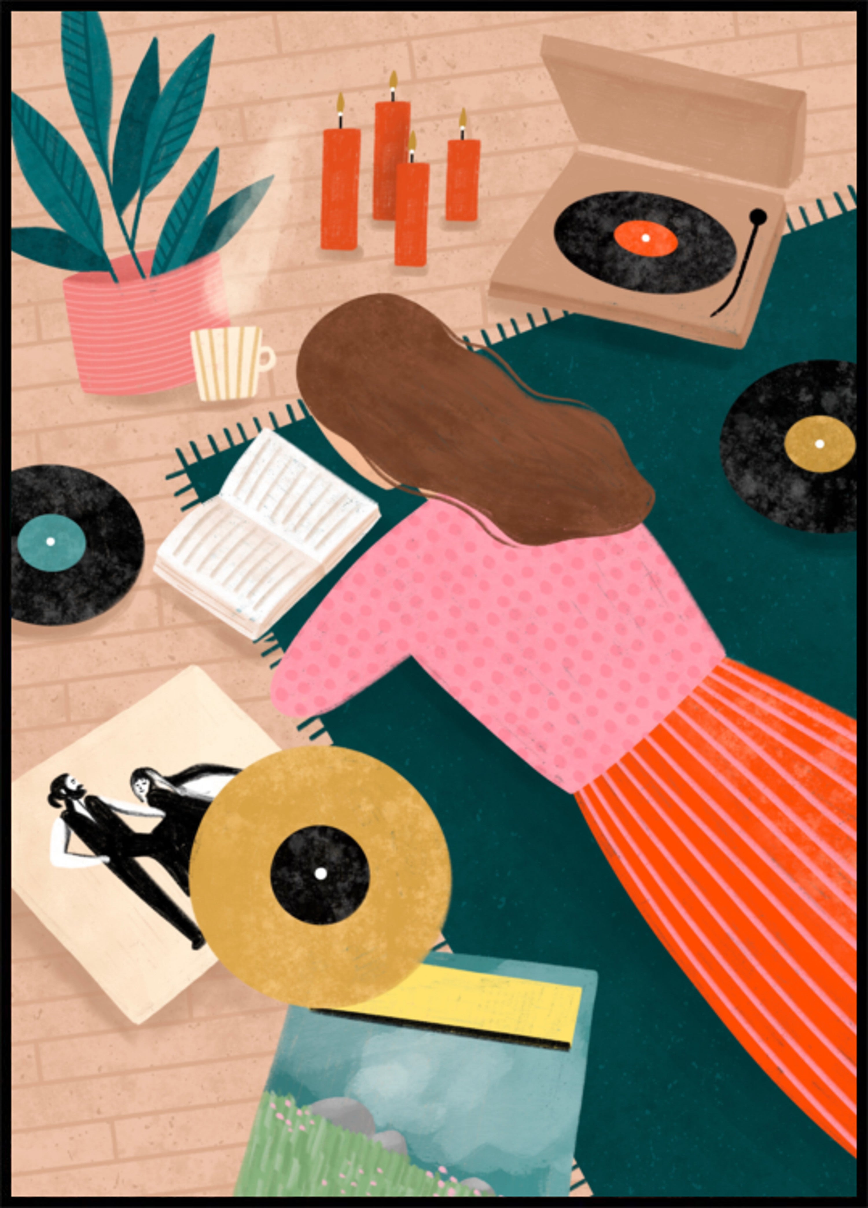 Hyggelig vinyl lyttekunst