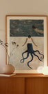 Octopus Woman Dreaming - Posterbox