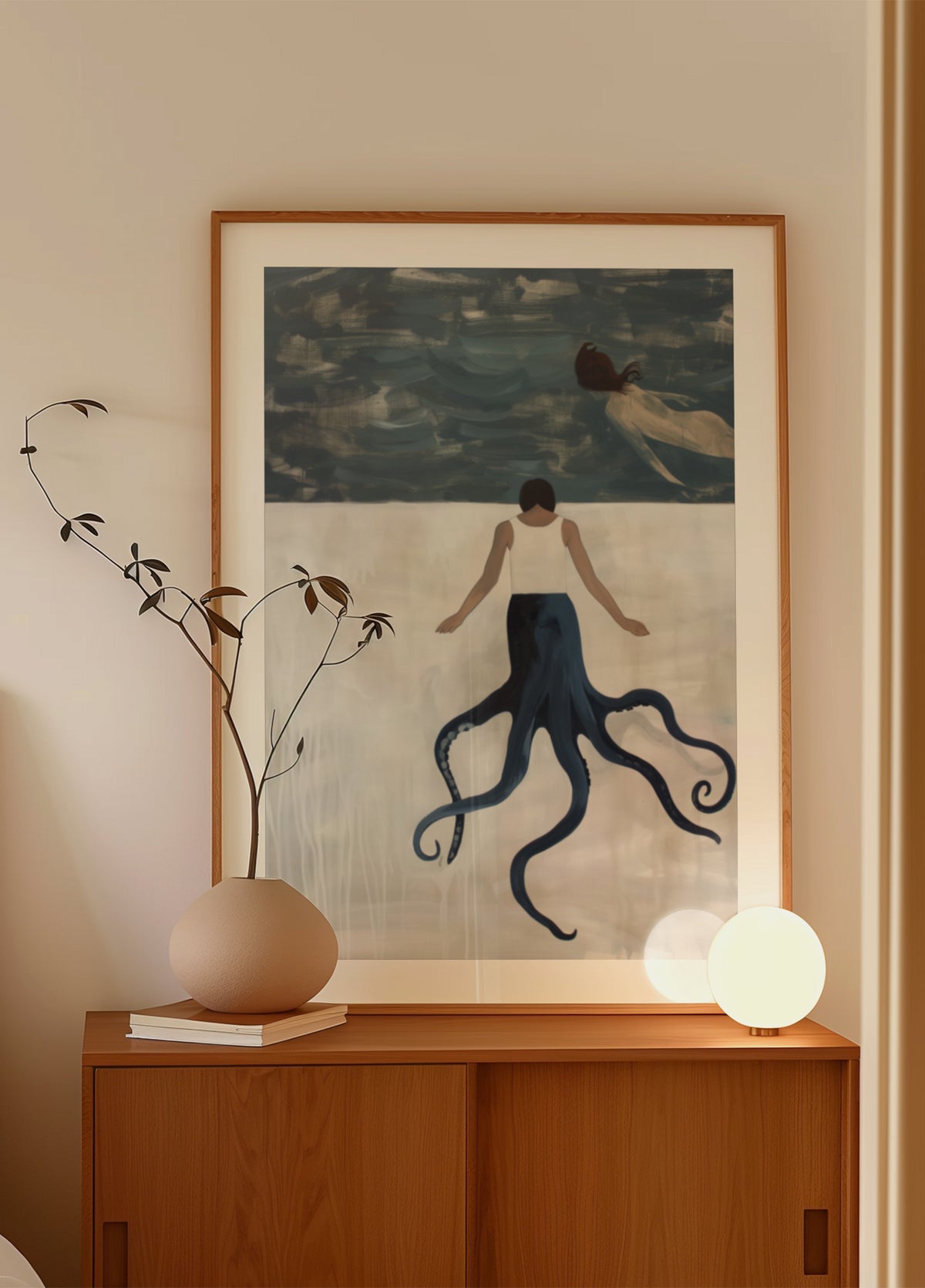Octopus Woman Dreaming - Posterbox