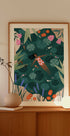 Woman Floating Lily Pond - Posterbox