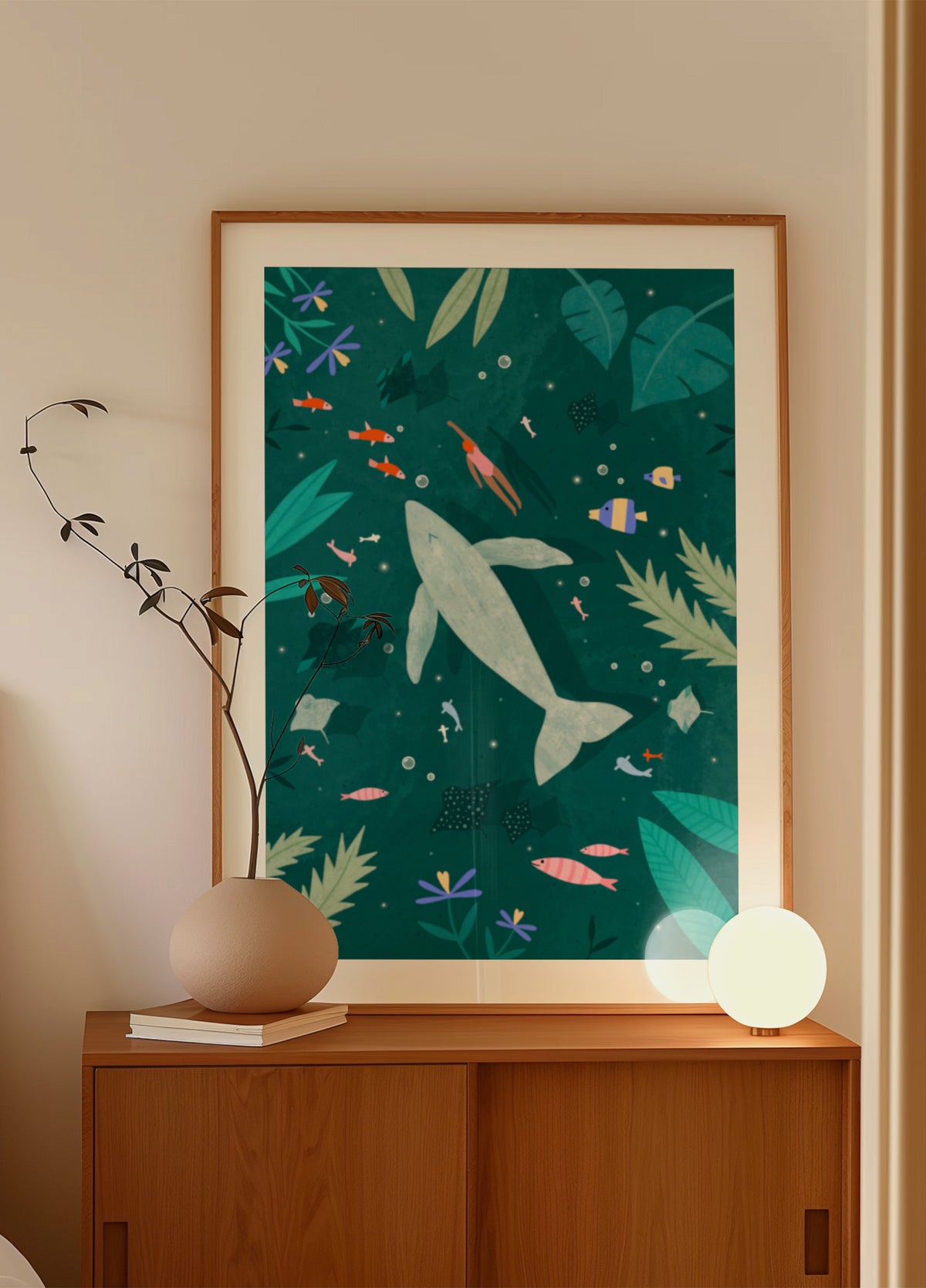 Peaceful Ocean Encounter - Posterbox