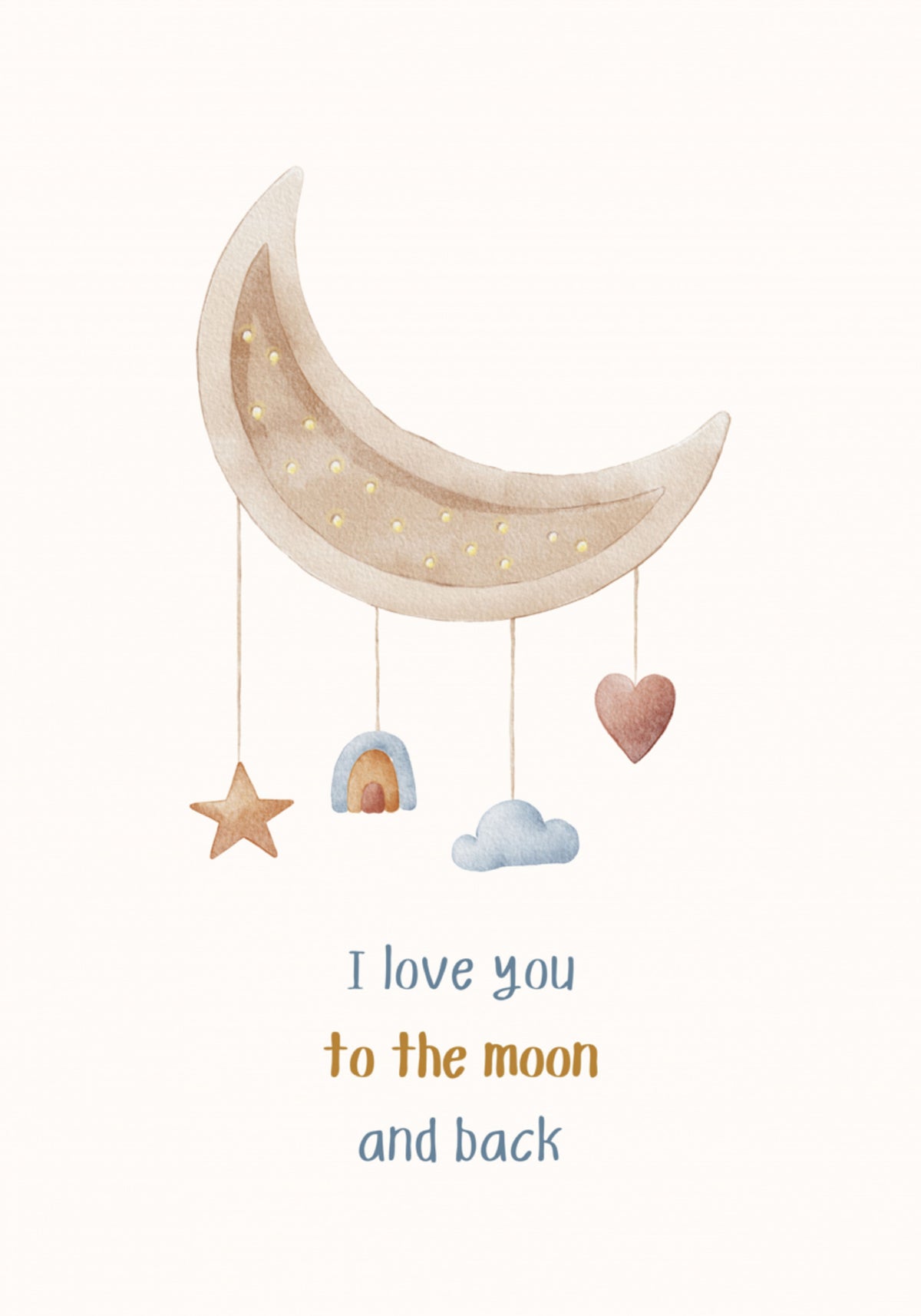 Dreamy Moon Love Quote