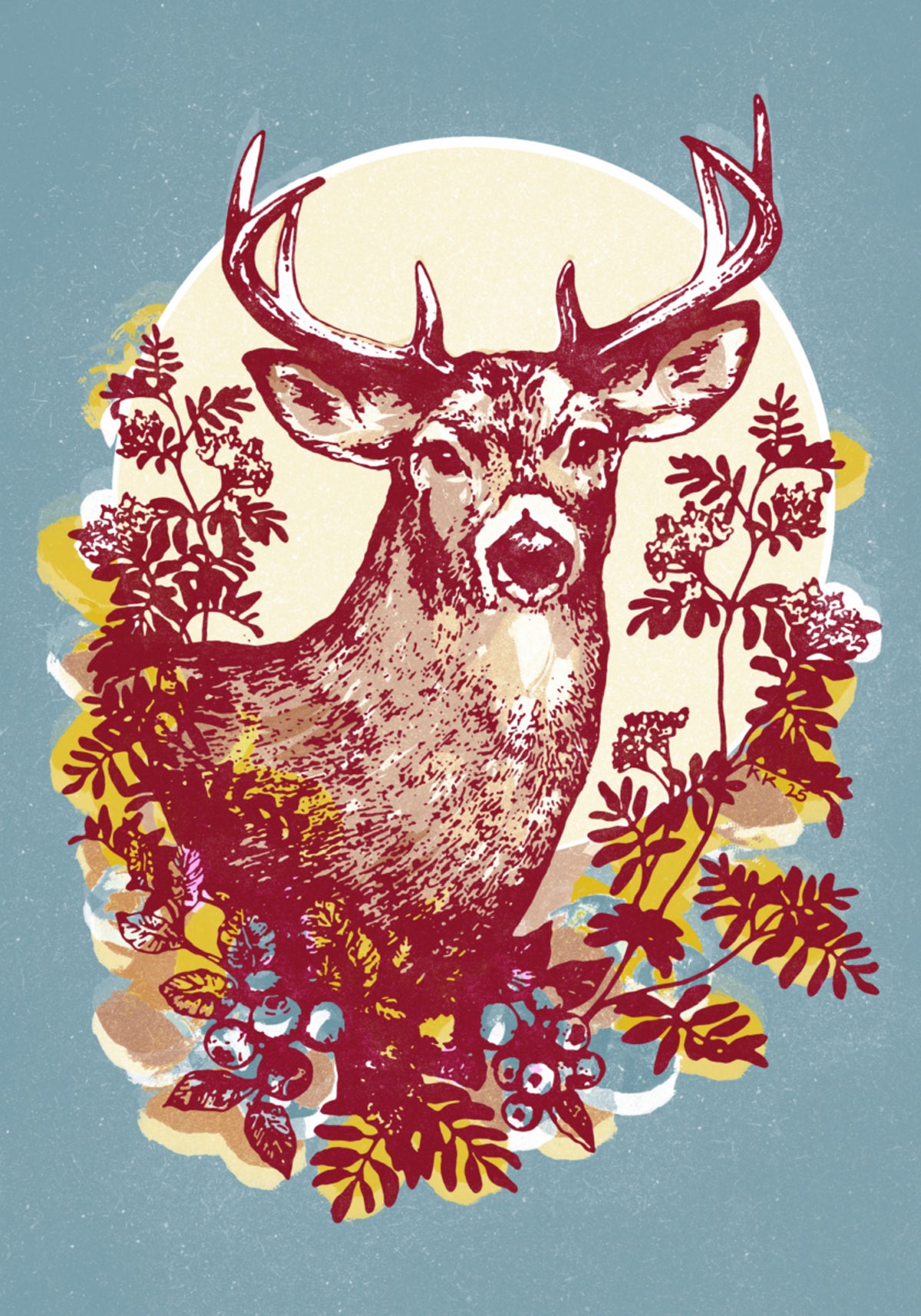 Elegant Forest Stag