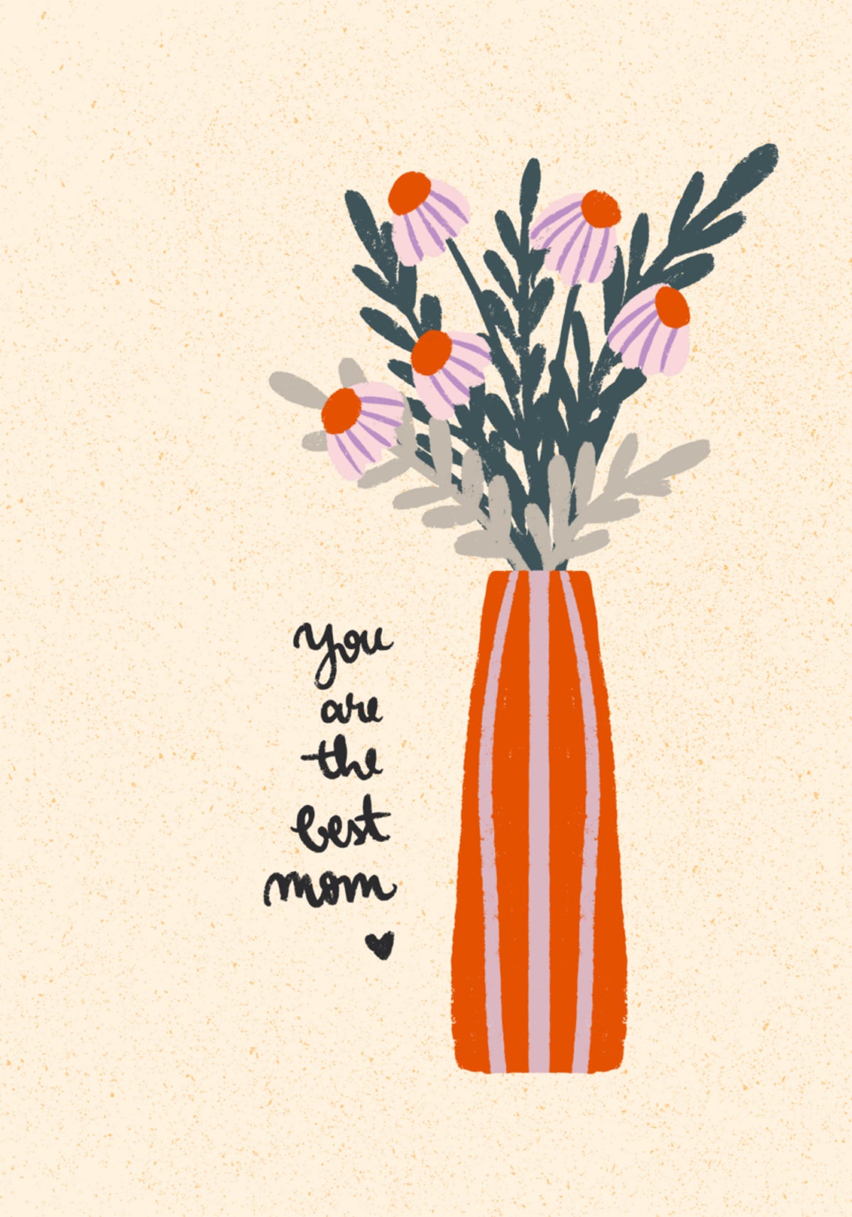 Best Mom Flower Vase
