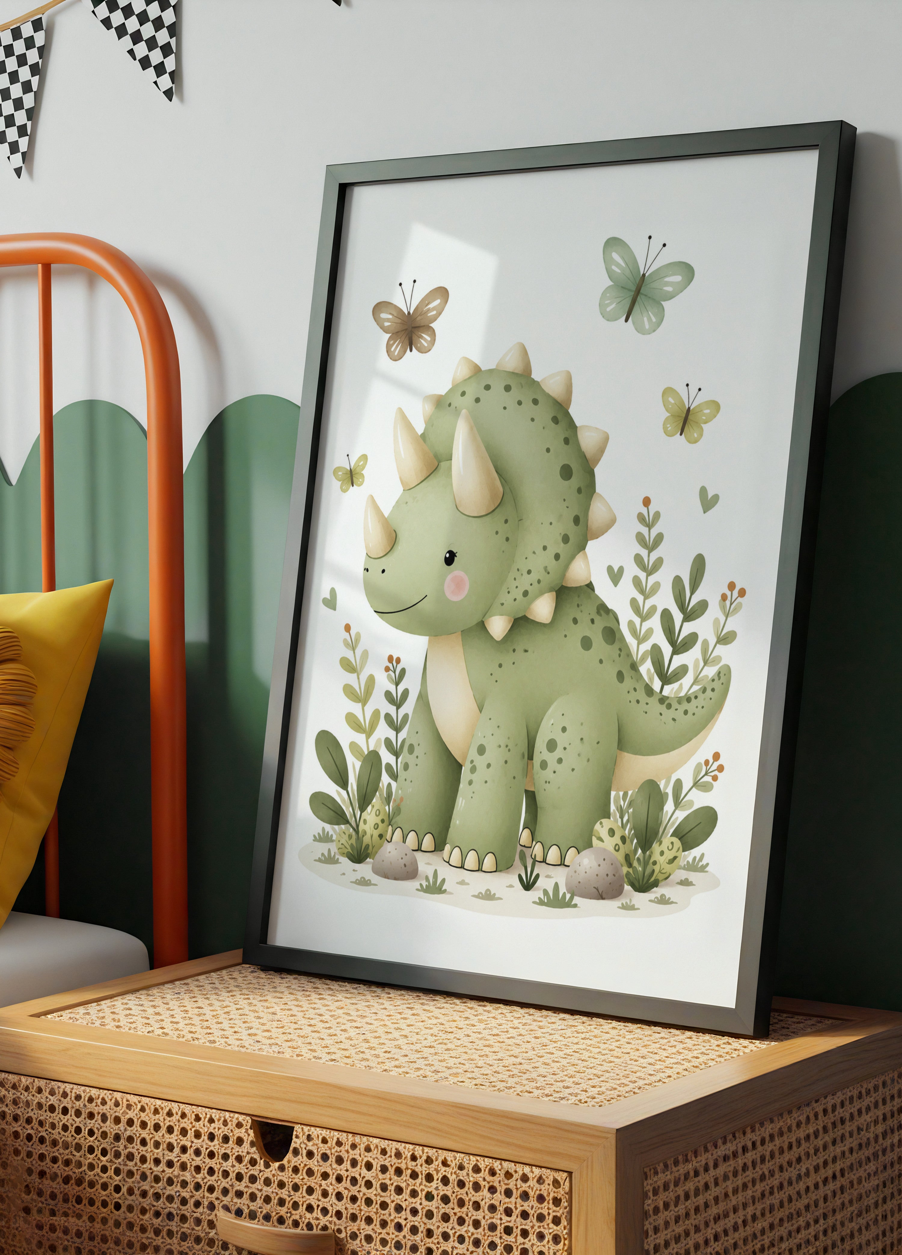 Cute Dinosaur Nursery - Posterbox