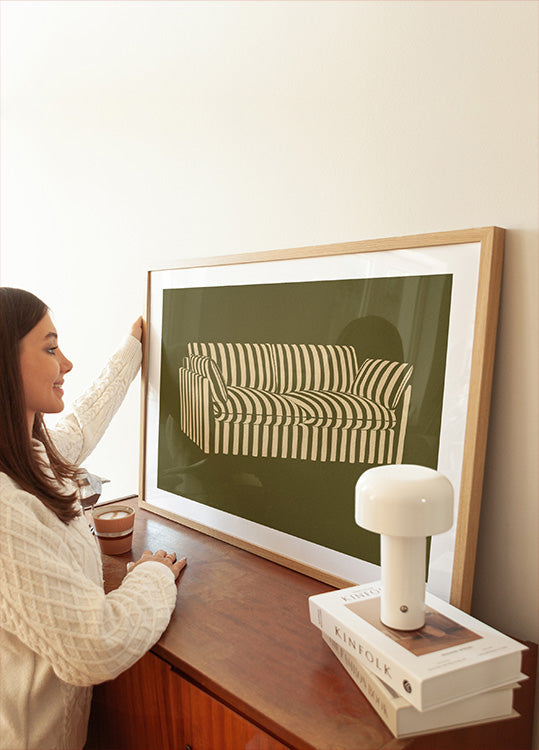 Striped Sofa Classic
