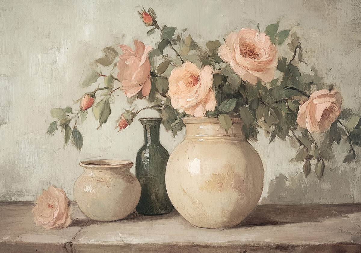 Flower in Vase Painting (NEW) - Posterbox