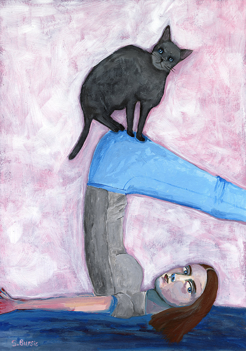 Yoga with my Cat (NEW) - Posterbox